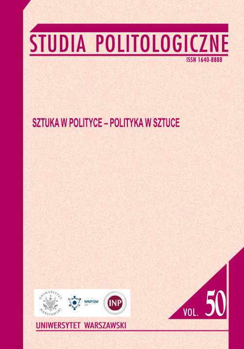 Book cover Studia Politologiczne vol. 50
