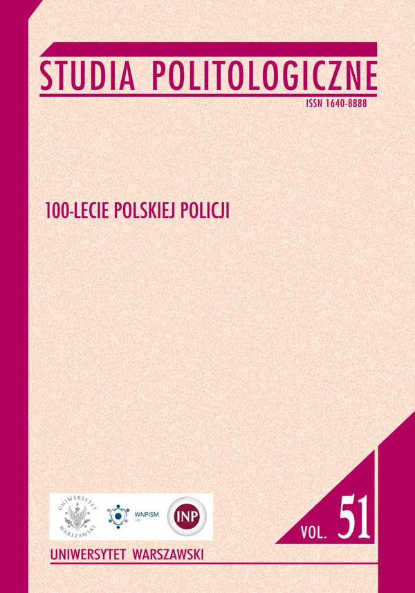 Book cover Studia Politologiczne vol. 51