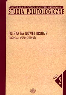 Book cover Studia Politologiczne vol. 2