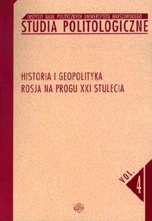Book cover Studia Politologiczne vol. 4