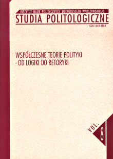 Book cover Studia Politologiczne vol. 8