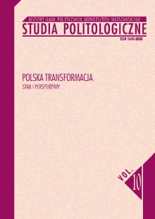 Book cover Studia Politologiczne vol. 10